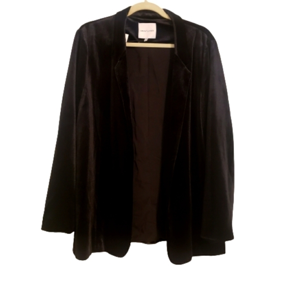 Gibson Latimer Velvet Jacket open front size L NWT - Picture 1 of 12